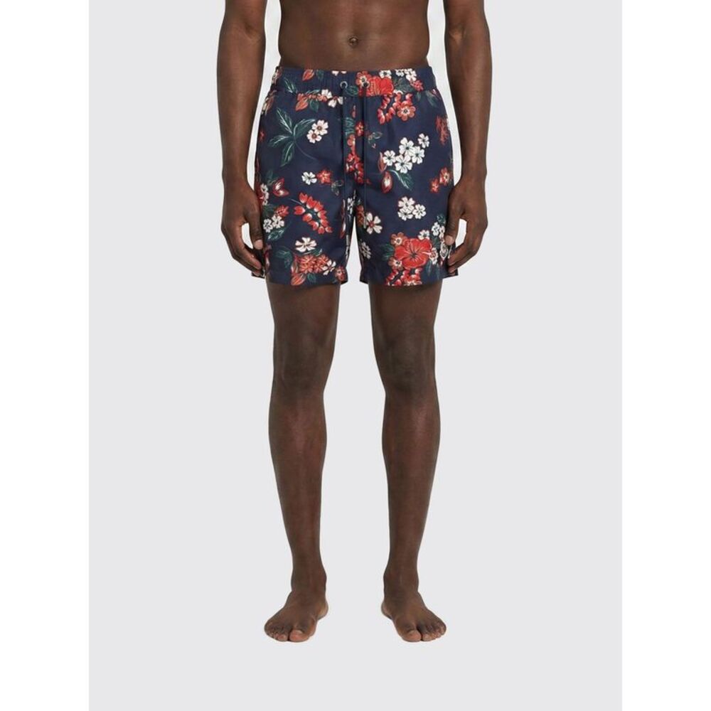 Moncler Men Moncler Polyamide Swimsuit With Floral Print